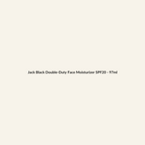 Jack Black Double-Duty Face Moisturizer SPF20 - 97ml