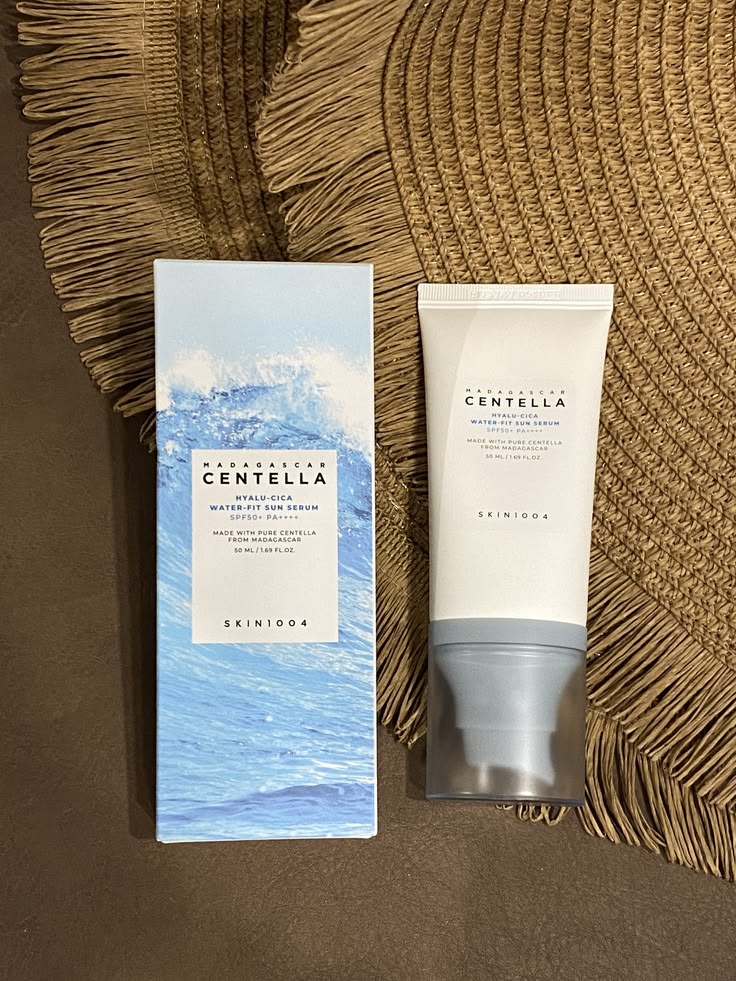 SKIN1004 Madagascar Centella Hyalu-Cica Water-Fit Sun Serum SPF50+ PA++++ - 100ml - Lymo Maroc