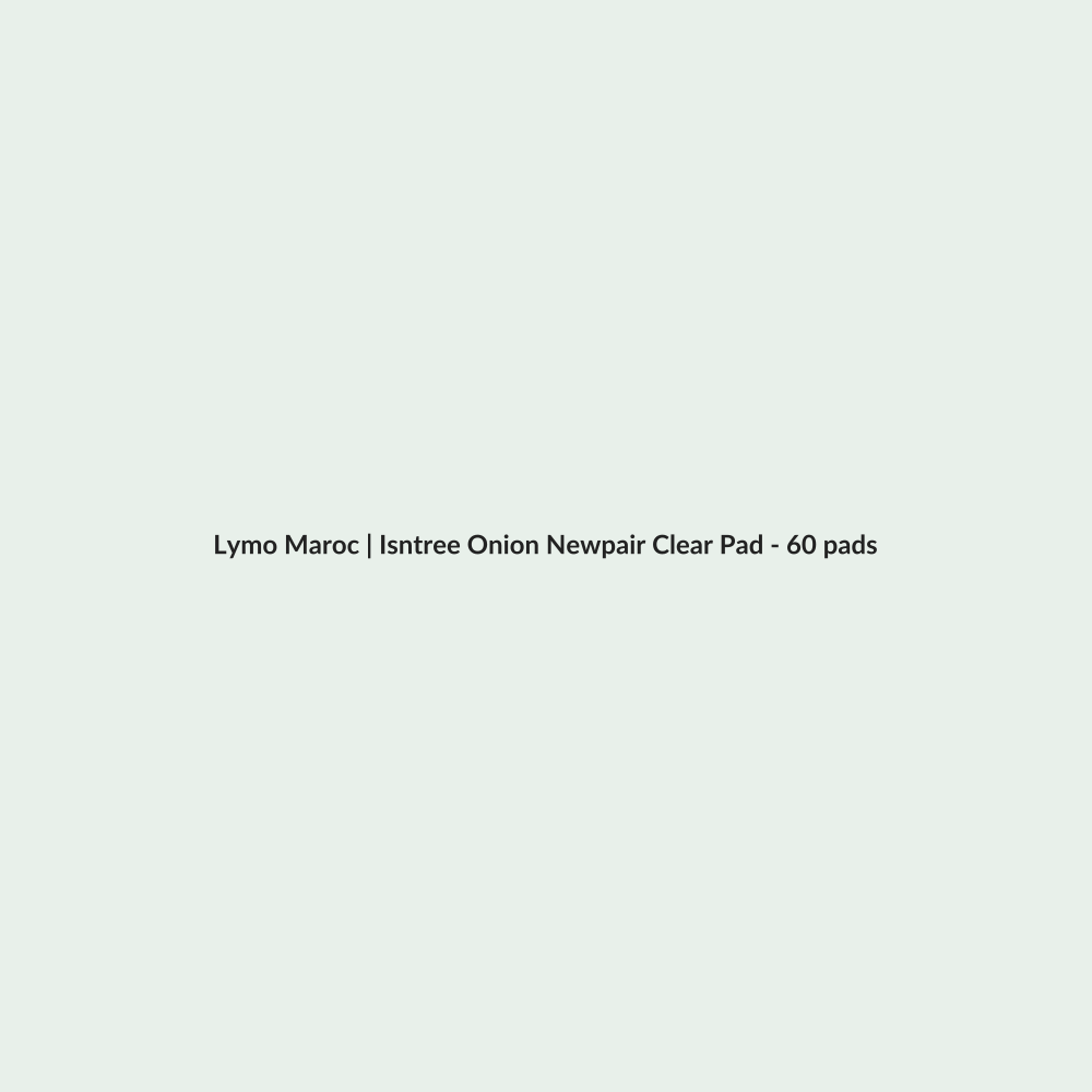 Isntree Onion Newpair Clear Pad - 60 pads routine - Lymo Maroc