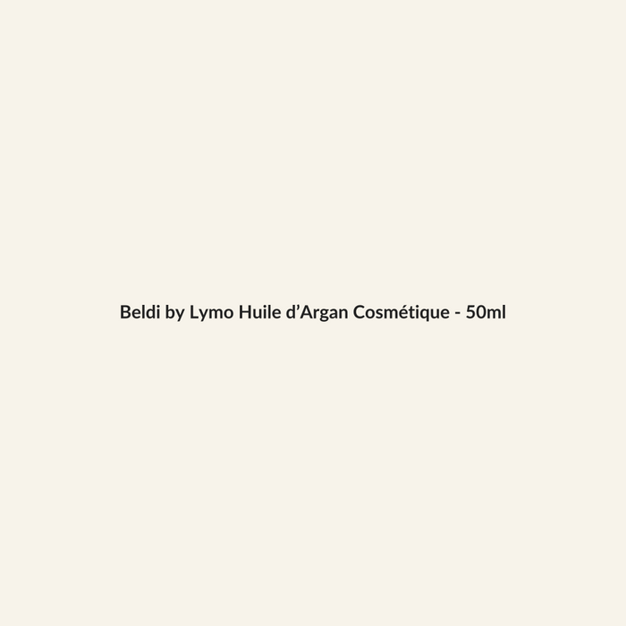 Beldi by Lymo Huile d’Argan Cosmétique - 50ml - Lymo Maroc - Lymo Maroc
