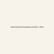Armaf Club De Nuit Untold Eau de Parfum - 105ml - Lymo Maroc