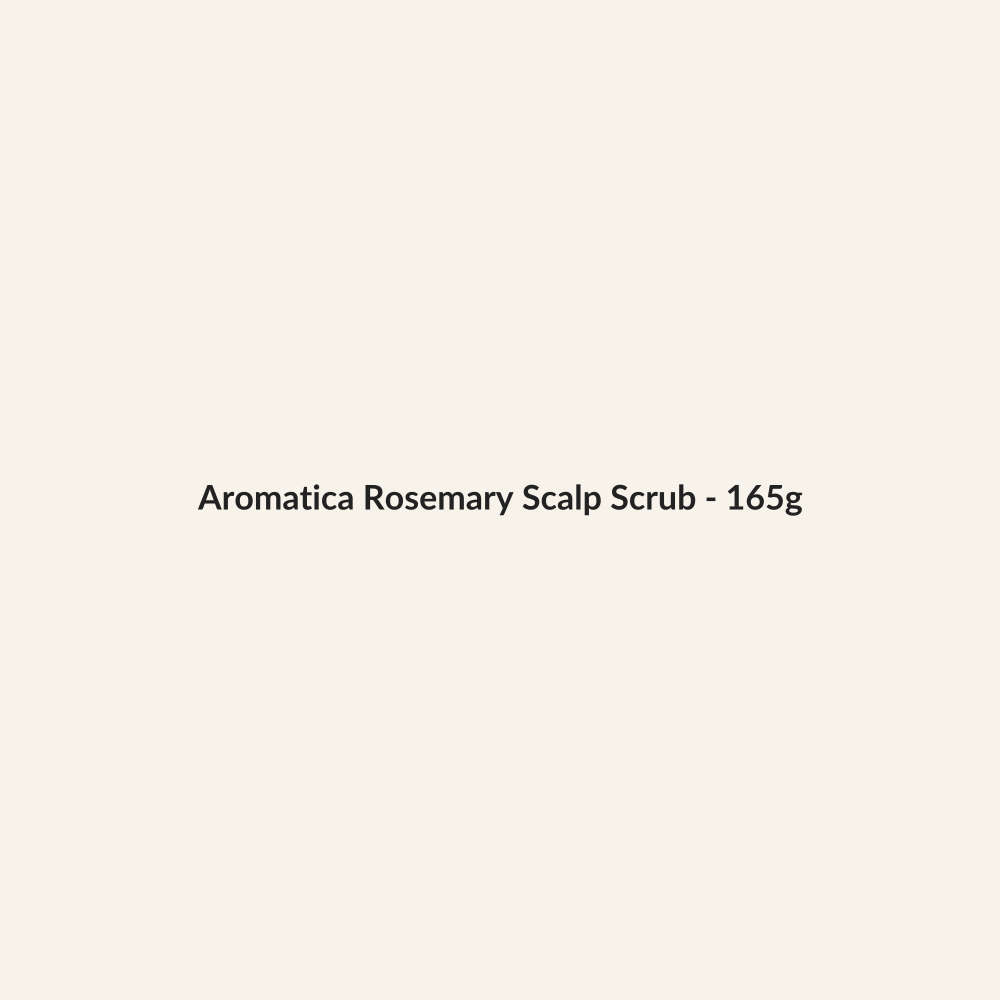 Aromatica Rosemary Scalp Scrub - 165g - Lymo Maroc