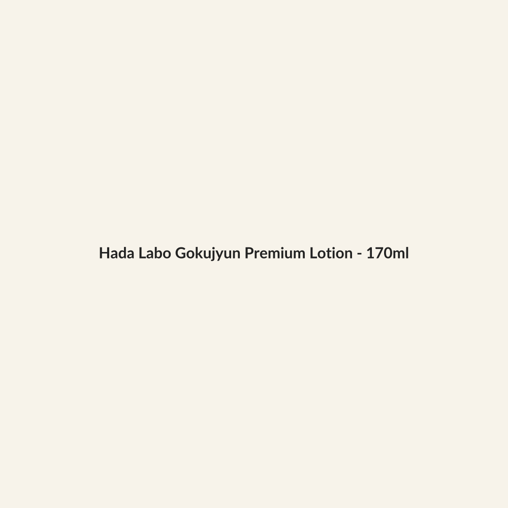 Hada Labo Gokujyun Premium Lotion - 170ml - Lymo Maroc
