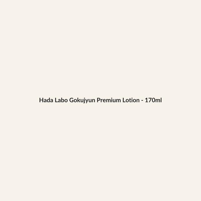 Hada Labo Gokujyun Premium Lotion - 170ml - Lymo Maroc - Lymo Maroc