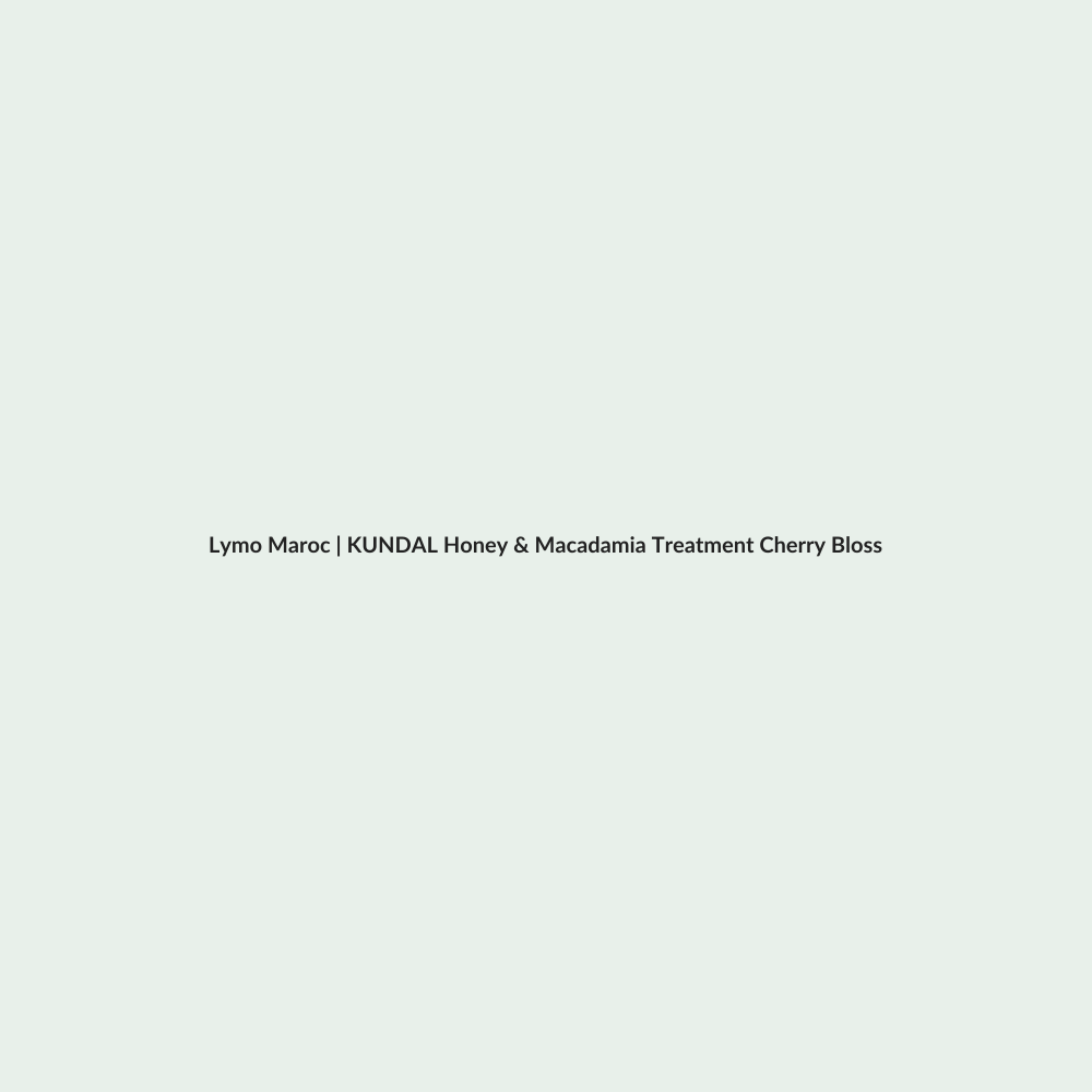 KUNDAL Honey & Macadamia Treatment Cherry Blossom - 500ml routine - Lymo Maroc