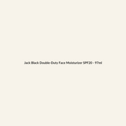 Jack Black Double-Duty Face Moisturizer SPF20 - 97ml - Lymo Maroc