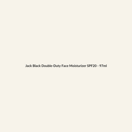 Jack Black Double-Duty Face Moisturizer SPF20 - 97ml - Lymo Maroc
