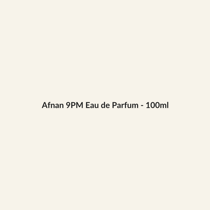 Afnan 9PM Eau de Parfum - 100ml - Lymo Maroc - Lymo Maroc