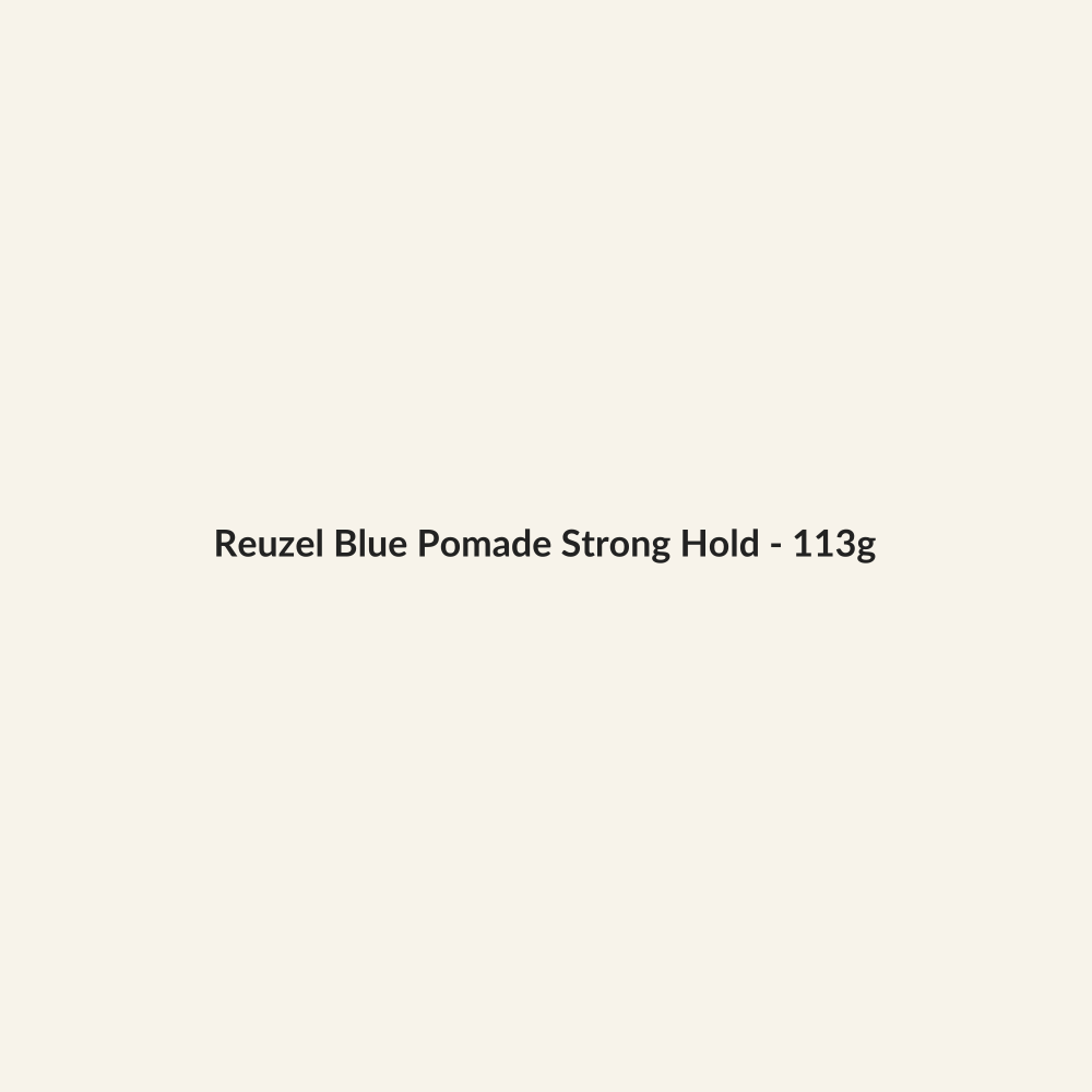 Reuzel Blue Pomade Strong Hold - 113g - Lymo Maroc
