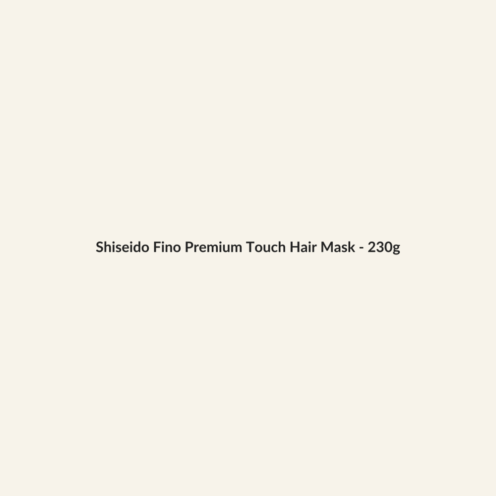 Shiseido Fino Premium Touch Hair Mask - 230g - Lymo Maroc
