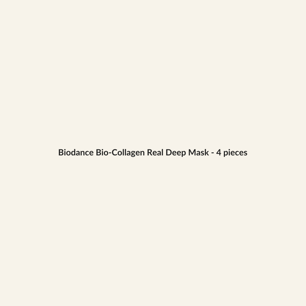 Biodance Bio-Collagen Real Deep Mask - 4 pieces - Lymo Maroc