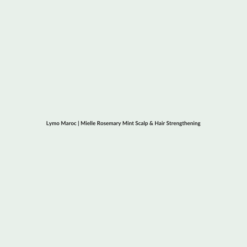 Mielle Rosemary Mint Scalp & Hair Strengthening Oil - 59ml routine - Lymo Maroc