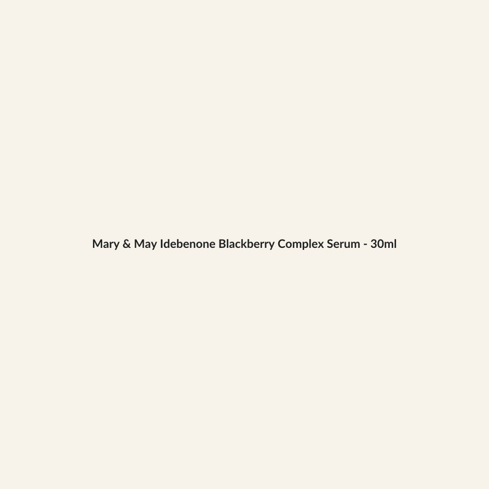 Mary & May Idebenone Blackberry Complex Serum - 30ml - Lymo Maroc - Lymo Maroc