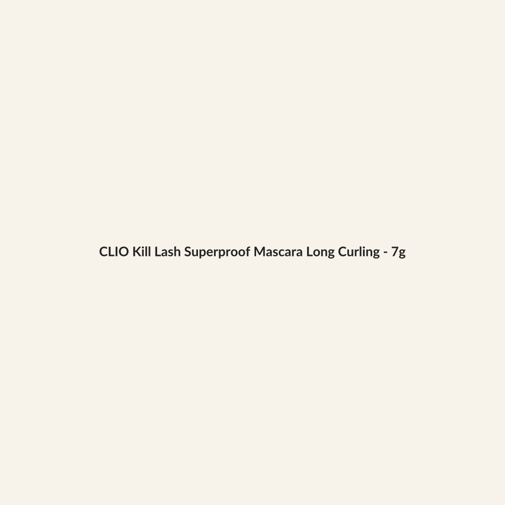 CLIO Kill Lash Superproof Mascara Long Curling - 7g - Lymo Maroc
