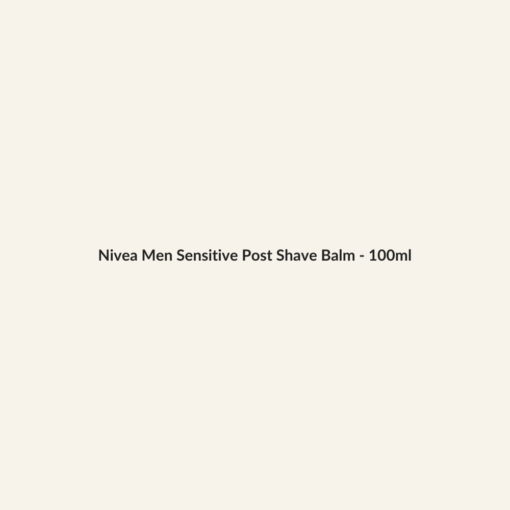 Nivea Men Sensitive Post Shave Balm - 100ml - Lymo Maroc