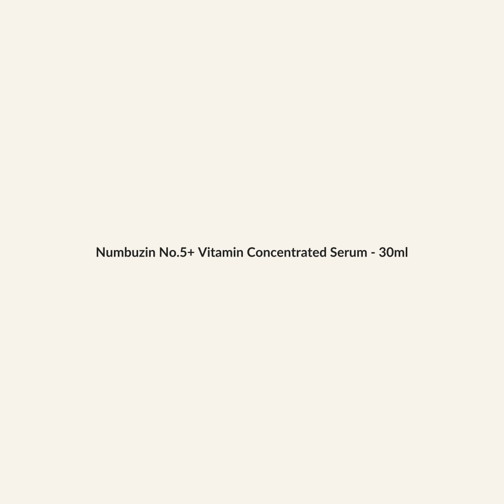 Numbuzin No.5+ Vitamin Concentrated Serum - 30ml - Lymo Maroc