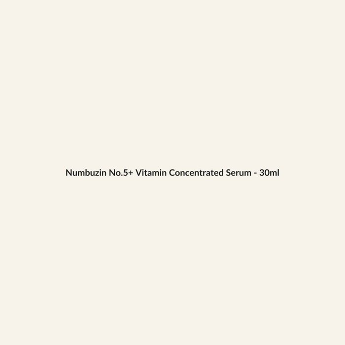 Numbuzin No.5+ Vitamin Concentrated Serum - 30ml - Lymo Maroc - Lymo Maroc