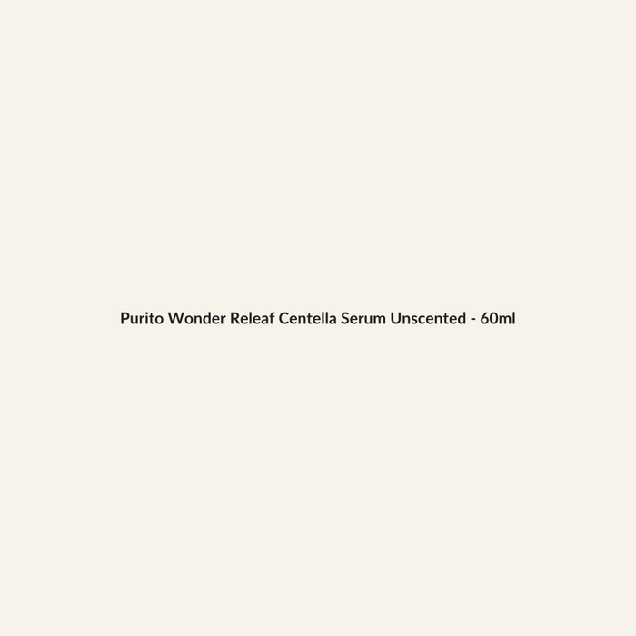 Purito Wonder Releaf Centella Serum Unscented - 60ml - Lymo Maroc - Lymo Maroc