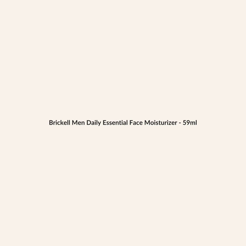 Brickell Men Daily Essential Face Moisturizer - 59ml - Lymo Maroc