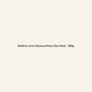 Beldi by Lymo Ghassoul Rose Clay Mask - 200g - Lymo Maroc
