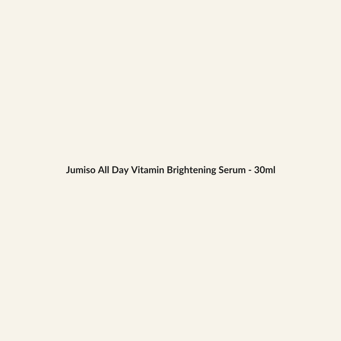 Jumiso All Day Vitamin Brightening Serum - 30ml - Lymo Maroc - Lymo Maroc