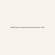 KUNDAL Honey & Macadamia Shampoo Cherry Blossom - 500ml - Lymo Maroc