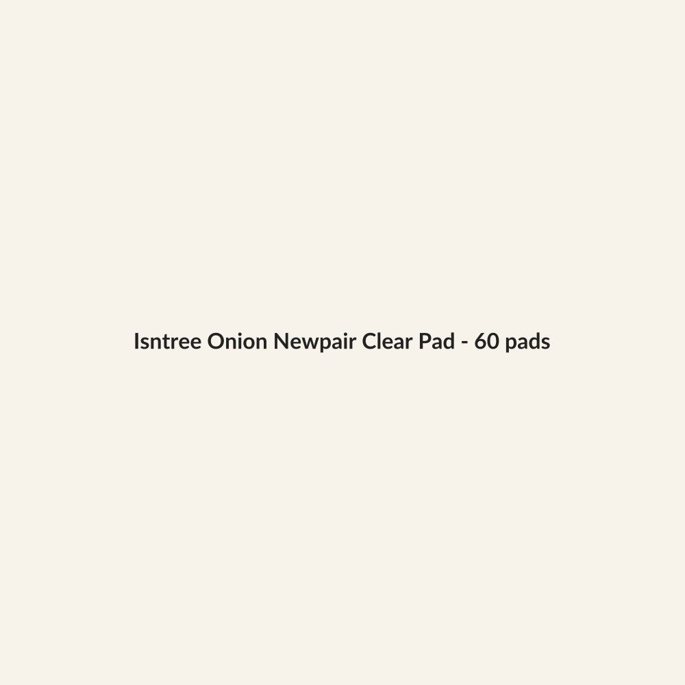 Isntree Onion Newpair Clear Pad - 60 pads - Lymo Maroc