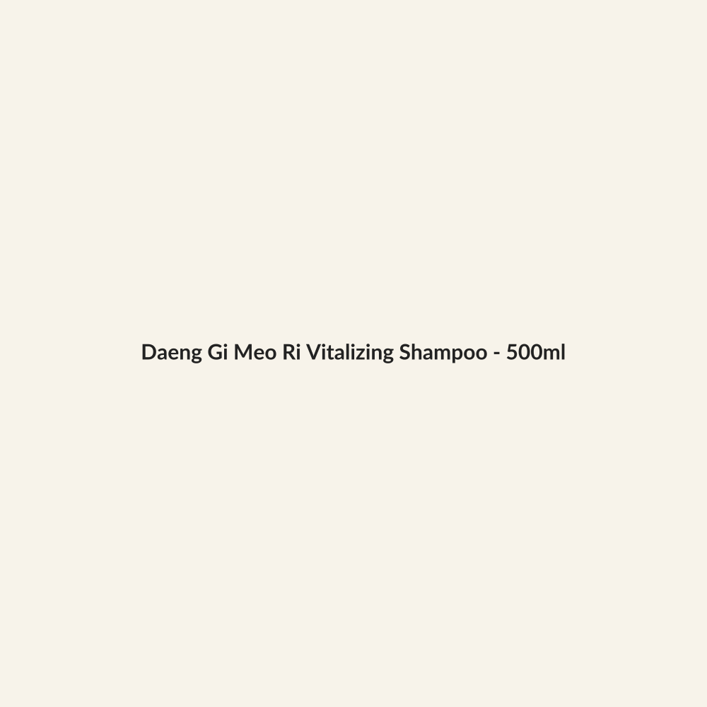 Daeng Gi Meo Ri Vitalizing Shampoo - 500ml - Lymo Maroc