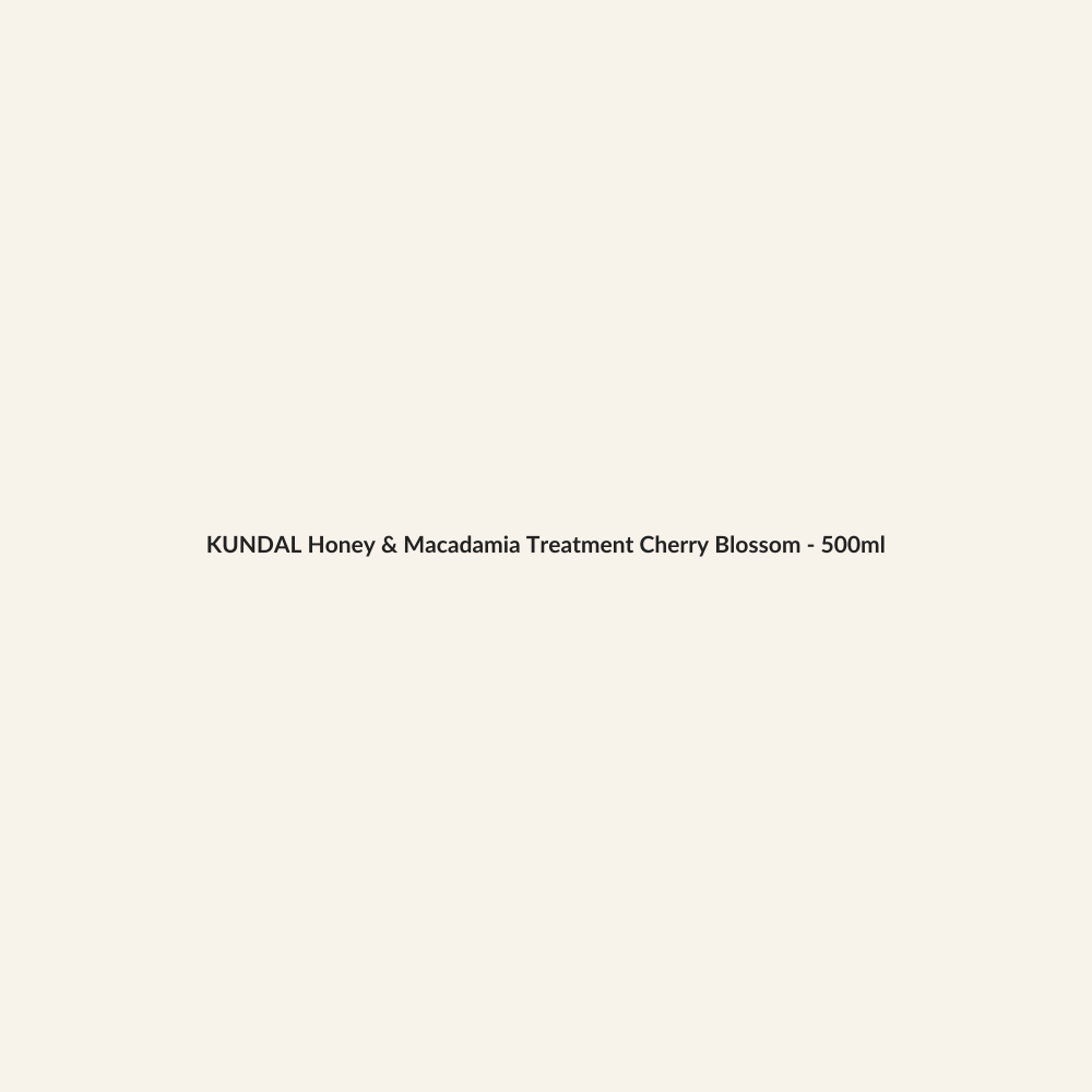 KUNDAL Honey & Macadamia Treatment Cherry Blossom - 500ml - Lymo Maroc