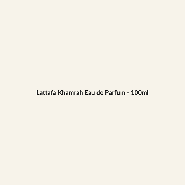 Lattafa Khamrah Eau de Parfum - 100ml - Lymo Maroc - Lymo Maroc