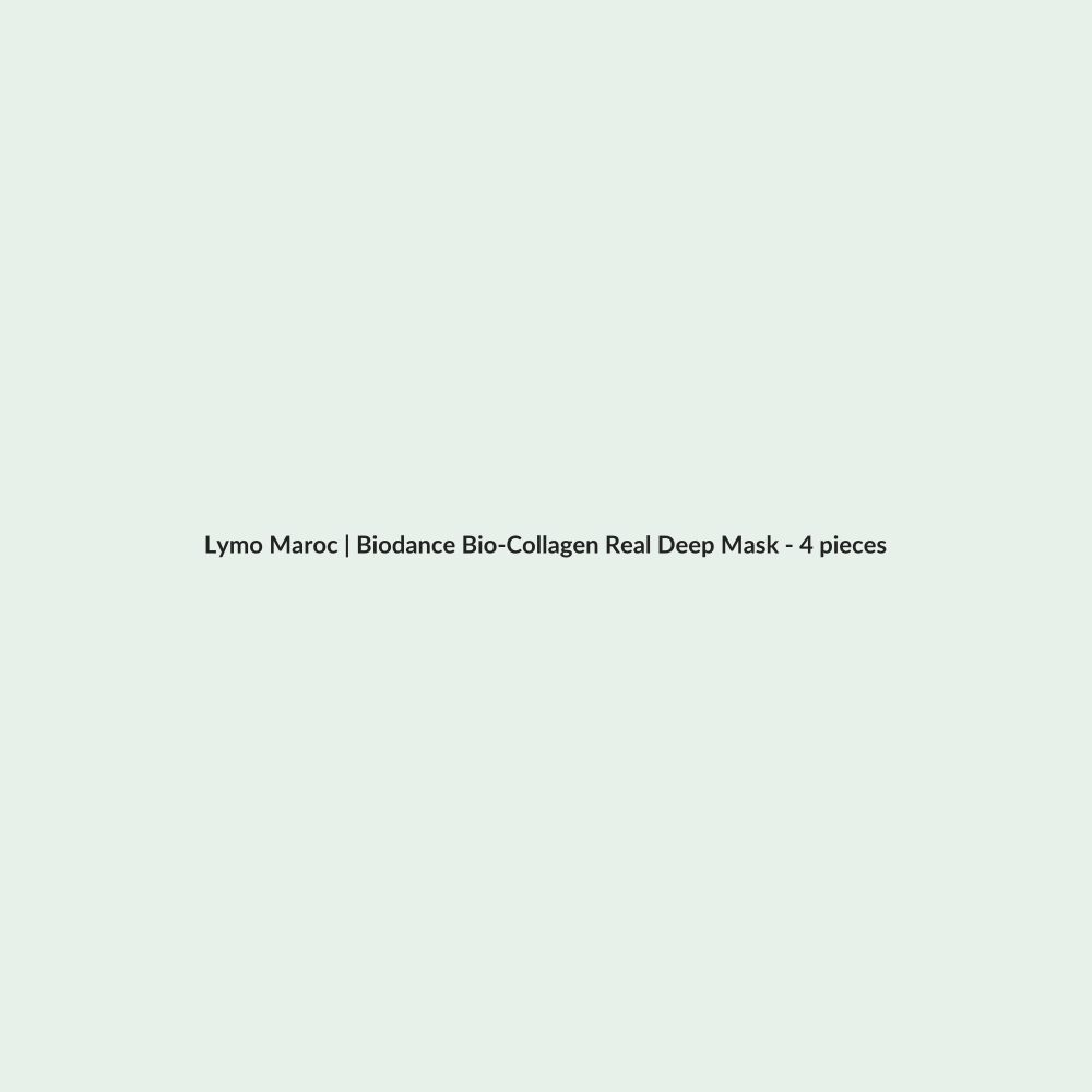 Biodance Bio-Collagen Real Deep Mask - 4 pieces routine - Lymo Maroc