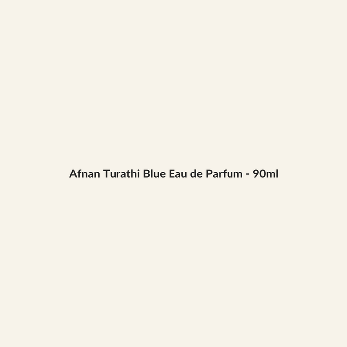 Afnan Turathi Blue Eau de Parfum - 90ml - Lymo Maroc - Lymo Maroc