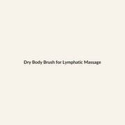 Dry Body Brush for Lymphatic Massage - Lymo Maroc