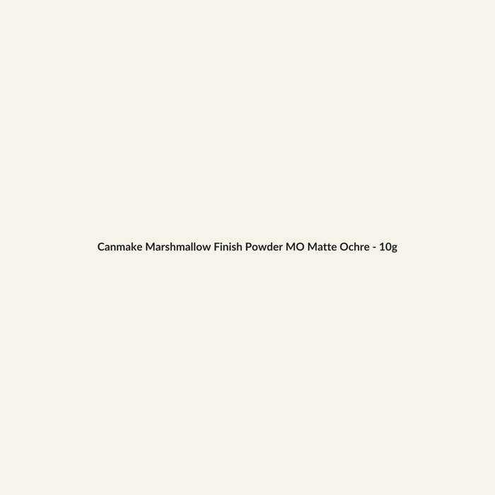 Canmake Marshmallow Finish Powder MO Matte Ochre - 10g - Lymo Maroc - Lymo Maroc
