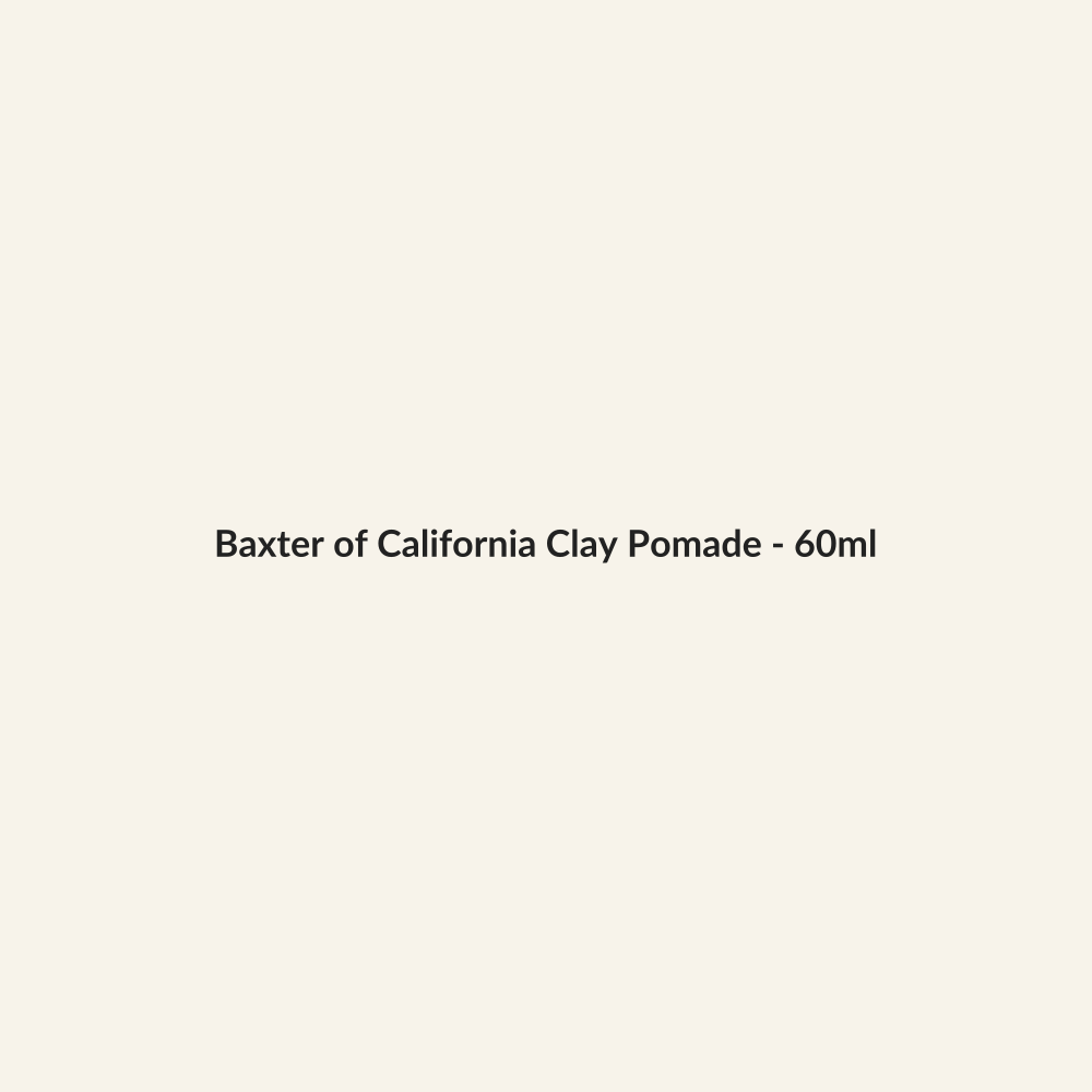 Baxter of California Clay Pomade - 60ml - Lymo Maroc