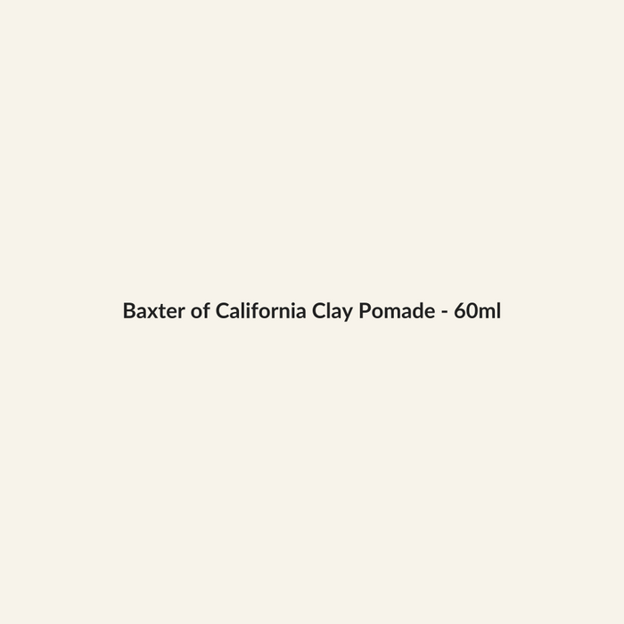 Baxter of California Clay Pomade - 60ml - Lymo Maroc - Lymo Maroc