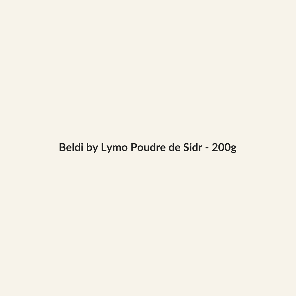 Beldi by Lymo Poudre de Sidr - 200g - Lymo Maroc