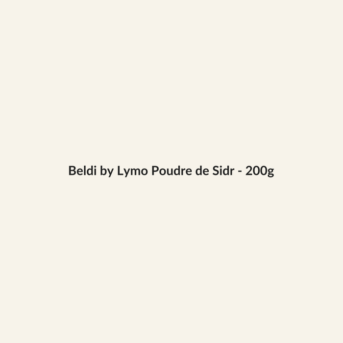 Beldi by Lymo Poudre de Sidr - 200g - Lymo Maroc - Lymo Maroc