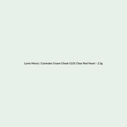 Canmake Cream Cheek CL01 Clear Red Heart - 2.3g routine - Lymo Maroc