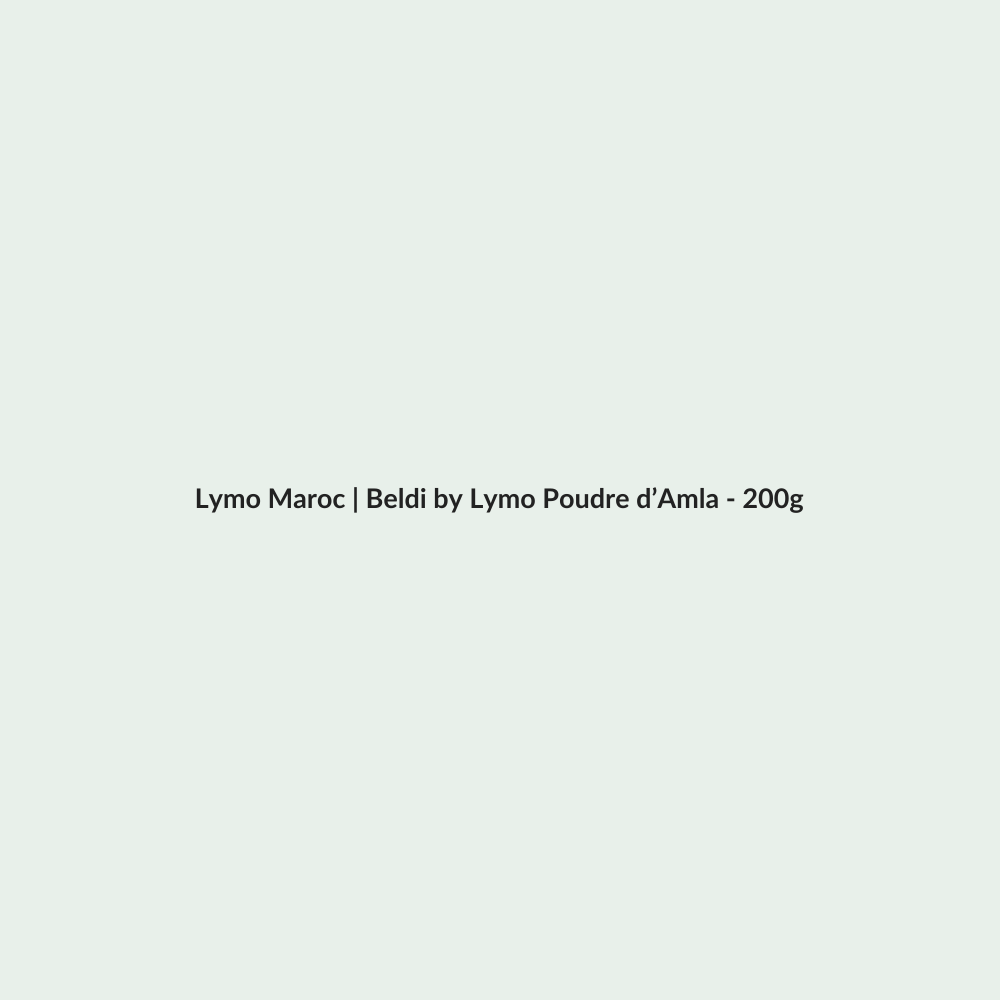 Beldi by Lymo Poudre d’Amla - 200g routine - Lymo Maroc