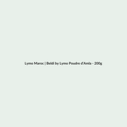 Beldi by Lymo Poudre d’Amla - 200g routine - Lymo Maroc
