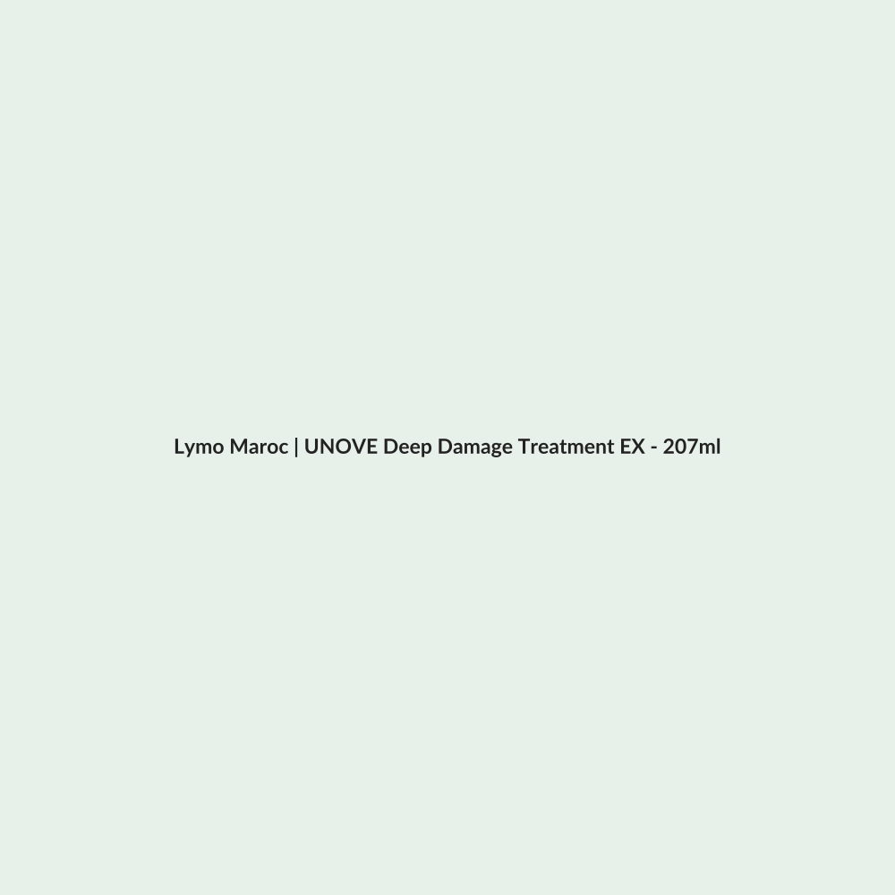 UNOVE Deep Damage Treatment EX - 207ml routine - Lymo Maroc