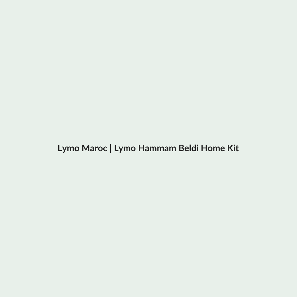 Lymo Hammam Beldi Home Kit routine - Lymo Maroc