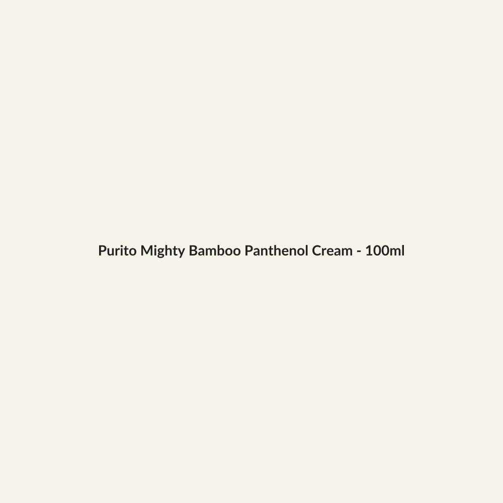 Purito Mighty Bamboo Panthenol Cream - 100ml - Lymo Maroc