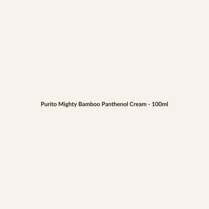 Purito Mighty Bamboo Panthenol Cream - 100ml - Lymo Maroc - Lymo Maroc