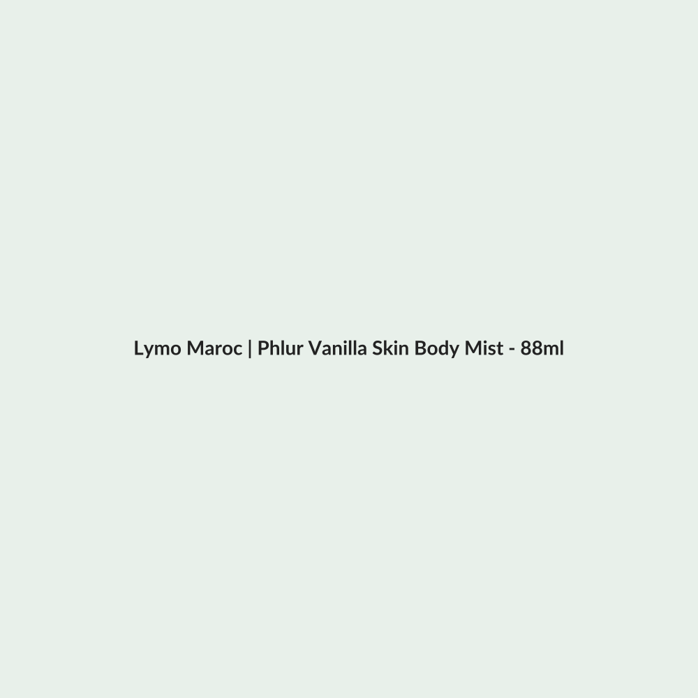 Phlur Vanilla Skin Body Mist - 88ml routine - Lymo Maroc