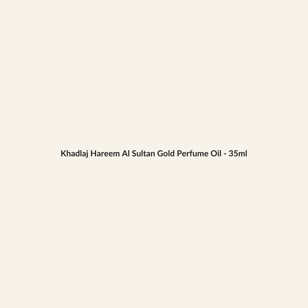 Khadlaj Hareem Al Sultan Gold Perfume Oil - 35ml - Lymo Maroc
