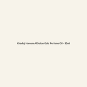 Khadlaj Hareem Al Sultan Gold Perfume Oil - 35ml - Lymo Maroc