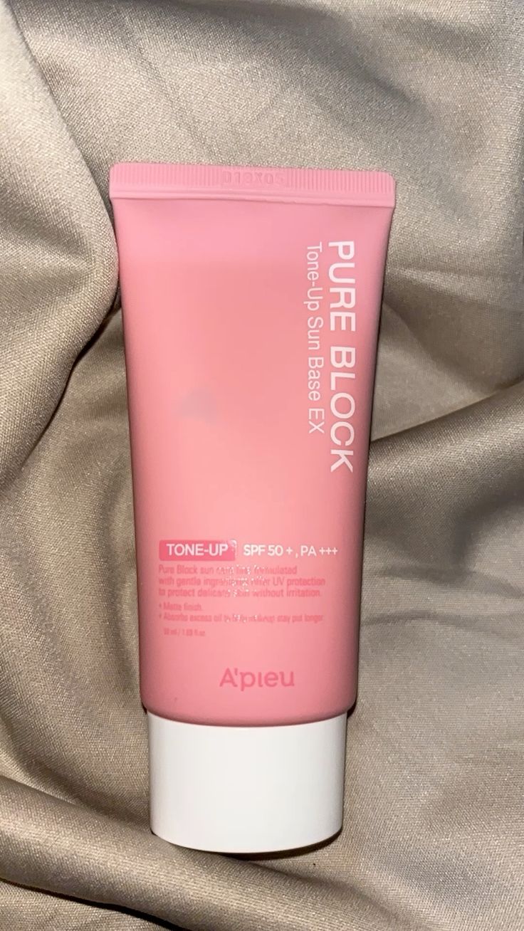A'PIEU Pure Block Tone-Up Sun Base SPF50+ - 50ml - Lymo Maroc