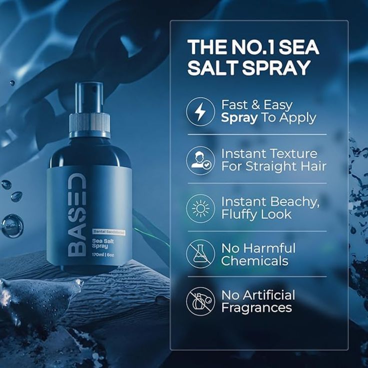 BASED Sea Salt Spray 250 ml - Lymo Maroc